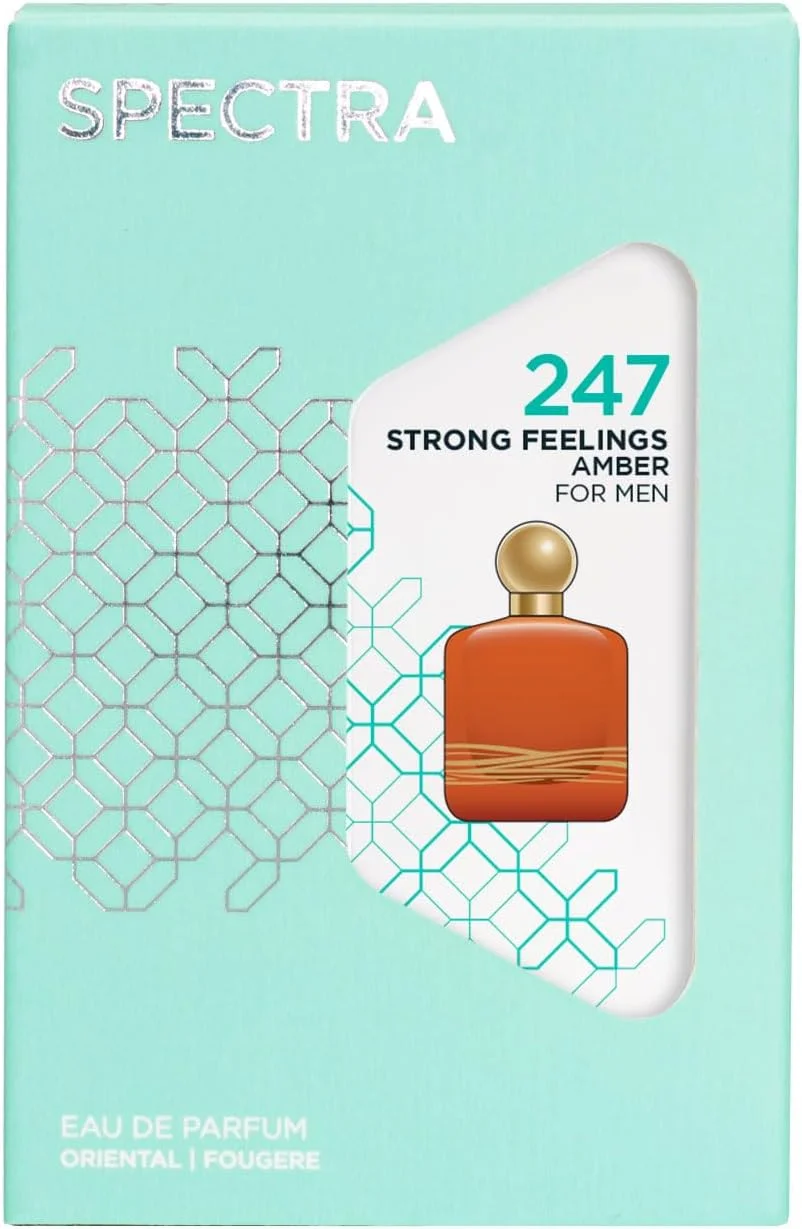 عطر جیبی اسپکترا 247 Strong Feelings Amber EDP унисекс - 18 میلی لیتر