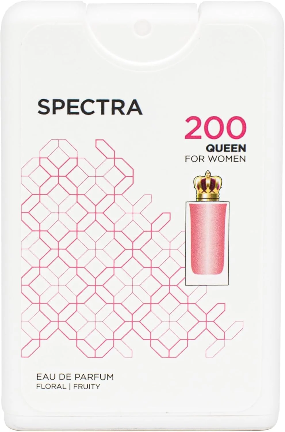عطر جیبی زنانه اسپکترا مدل Pocket 200 Queen EDP - حجم 18 میلی لیتر