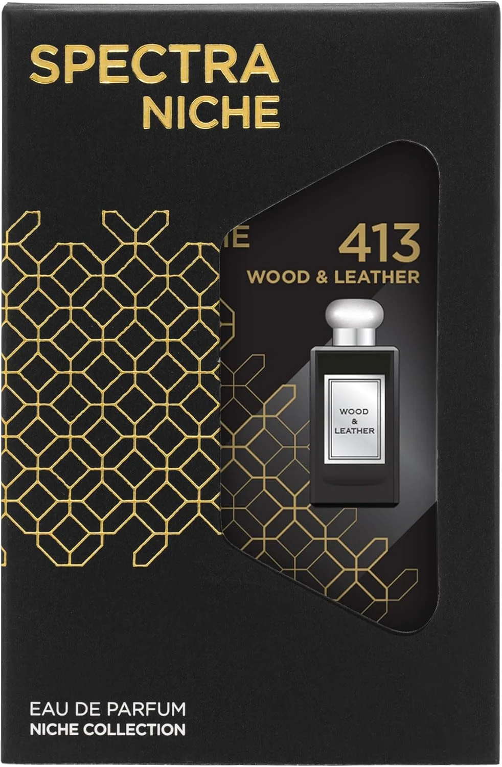 عطر جیبی اسپکترا نیش 413 چوب و چرم ادو پرفیوم унисекс - 18 میلی لیتر