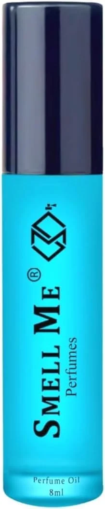 روغن عطر Smell Me مدل 109 با رایحه فرانسوی، ماندگاری بالا و بدون الکل، 8 میلی لیتر، مشابه رایحه ادکلن زنانه DG Light Blue (بسته 2 عددی)