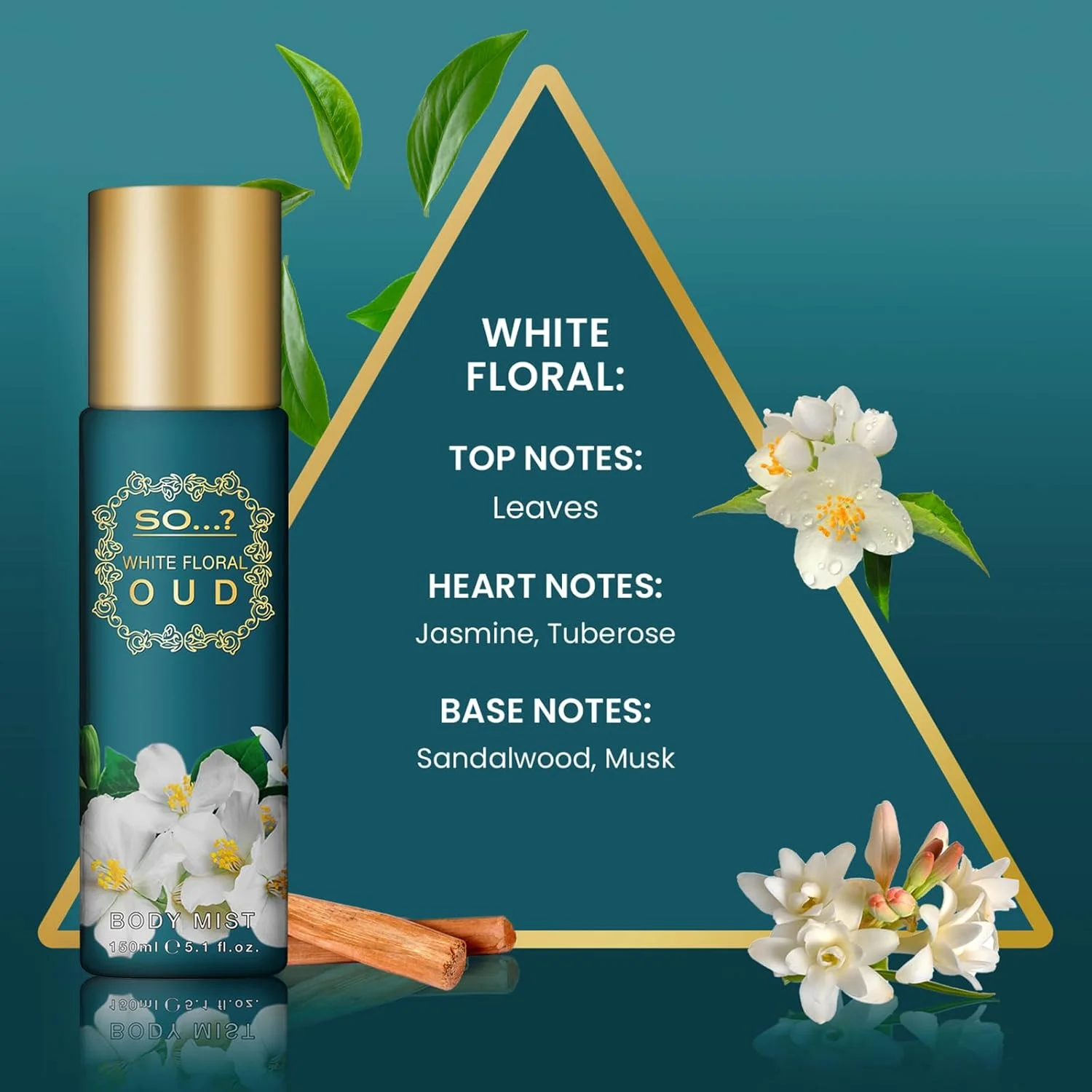 اسپری خوشبو کننده بدن زنانه سو وایت فلورال عود 150 میلی لیتر
