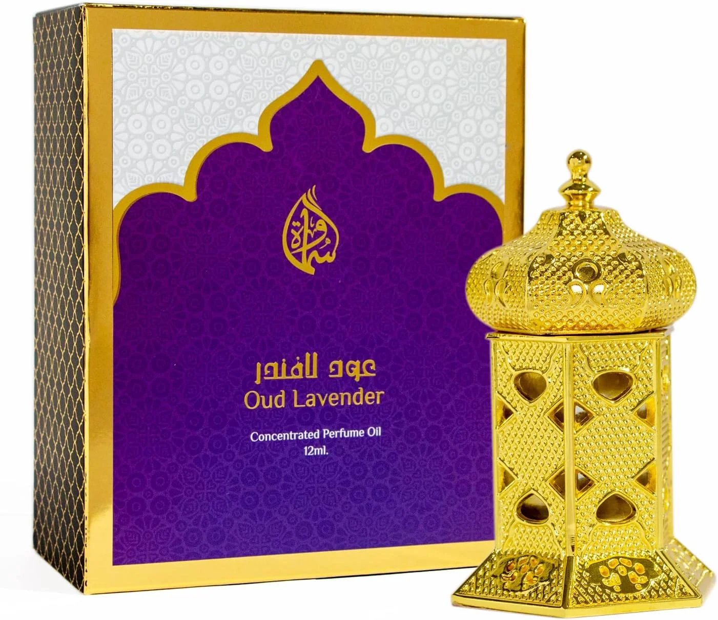 سماوا عود لوندر - روغن عطر غلیظ унисекс - 12 میلی لیتر عطر