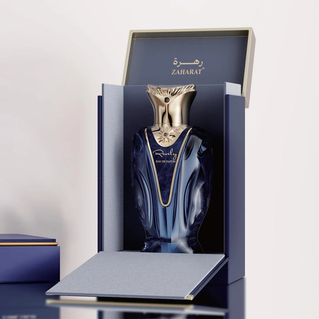 عطر ریولری ۱۰۰ میل از عود الخلیج | عطر یونیسکس | رایحه گلی و ادویه ای ماندگار | عطر لوکس روزمره برای مردان و زنان | نت های مشک، وانیل و عنبر | مناسب سفر