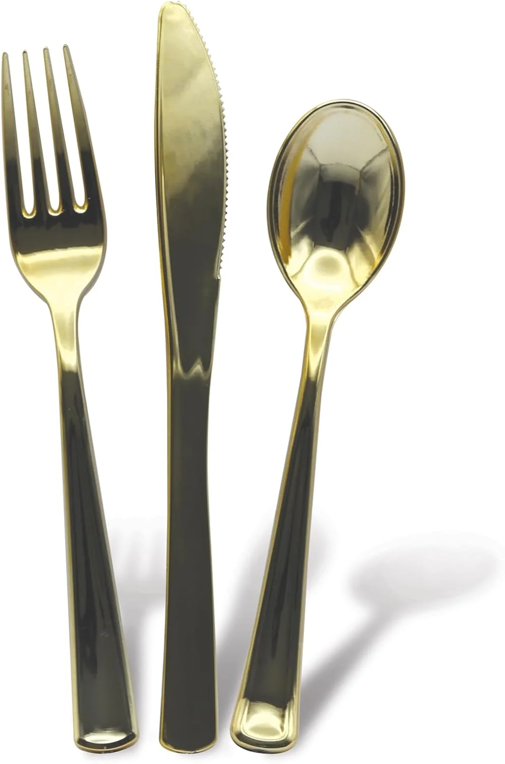 فان بای البایادر ست کارد، چنگال و قاشق ممتاز و سنگین - ست کارد و چنگال پلاستیکی یکبار مصرف - طلایی (بسته 18 عددی) فان بای البایادر ست کارد، چنگال و قاشق ممتاز و سنگین - ست کارد و چنگال پلاستیکی یکبار مصرف - طلایی (بسته 18 عددی)