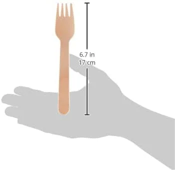 FUN BY AL BAYADER فن Promopack ست چنگال چوبی یکبار مصرف سازگار با محیط زیست - ظروف کارد و چنگال سنگین مناسب برای مهمانی ها و رستوران ها 6.5 اینچ - بسته 25 X 3 FUN BY AL BAYADER فن Promopack ست چنگال چوبی یکبار مصرف سازگار با محیط زیست - ظروف کارد و چنگال سنگین مناسب برای مهمانی ها و رستوران ها 6.5 اینچ - بسته 25 X 3