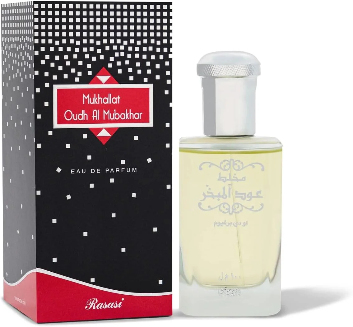 عطر ادو پرفیوم رصاصی Mukhallat Oud Al Mubakhar унисекс، 100 میلی لیتر