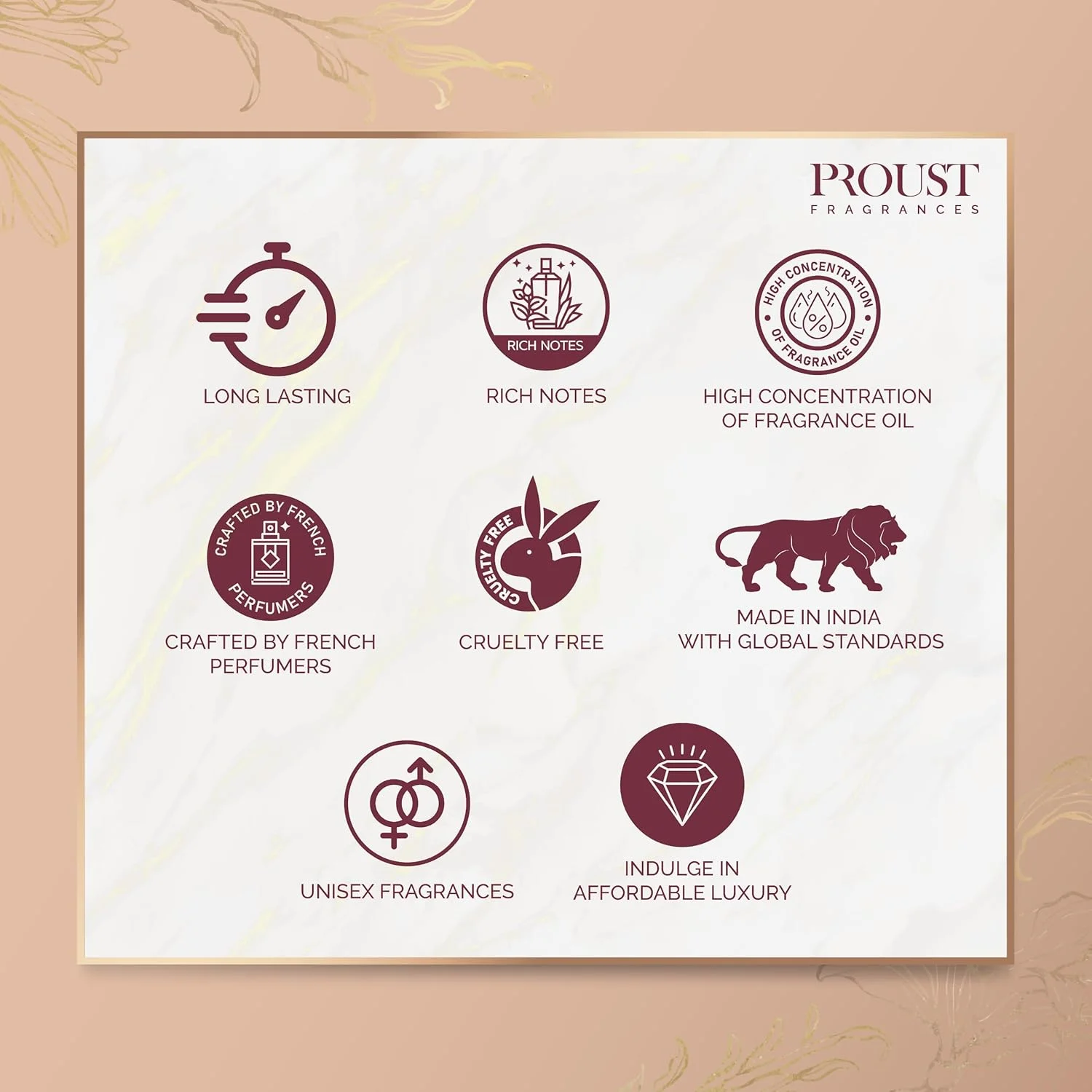 عطر یونیسکس PROUST FRAGRANCES | عطر با ماندگاری طولانی (100 میلی لیتر، مشک عود) عطر یونیسکس PROUST FRAGRANCES | عطر با ماندگاری طولانی (100 میلی لیتر، مشک عود)