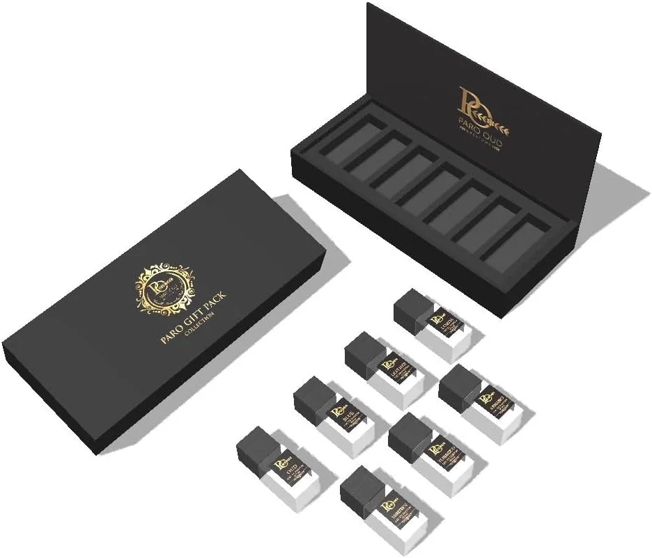 پرو عود و عطرها I ست هدیه I 15 میلی لیتر I 7 عدد I جعبه هدیه I ست هدیه عطر I مجموعه I ست لوکس I هدیه روز ولنتاین I عروسی