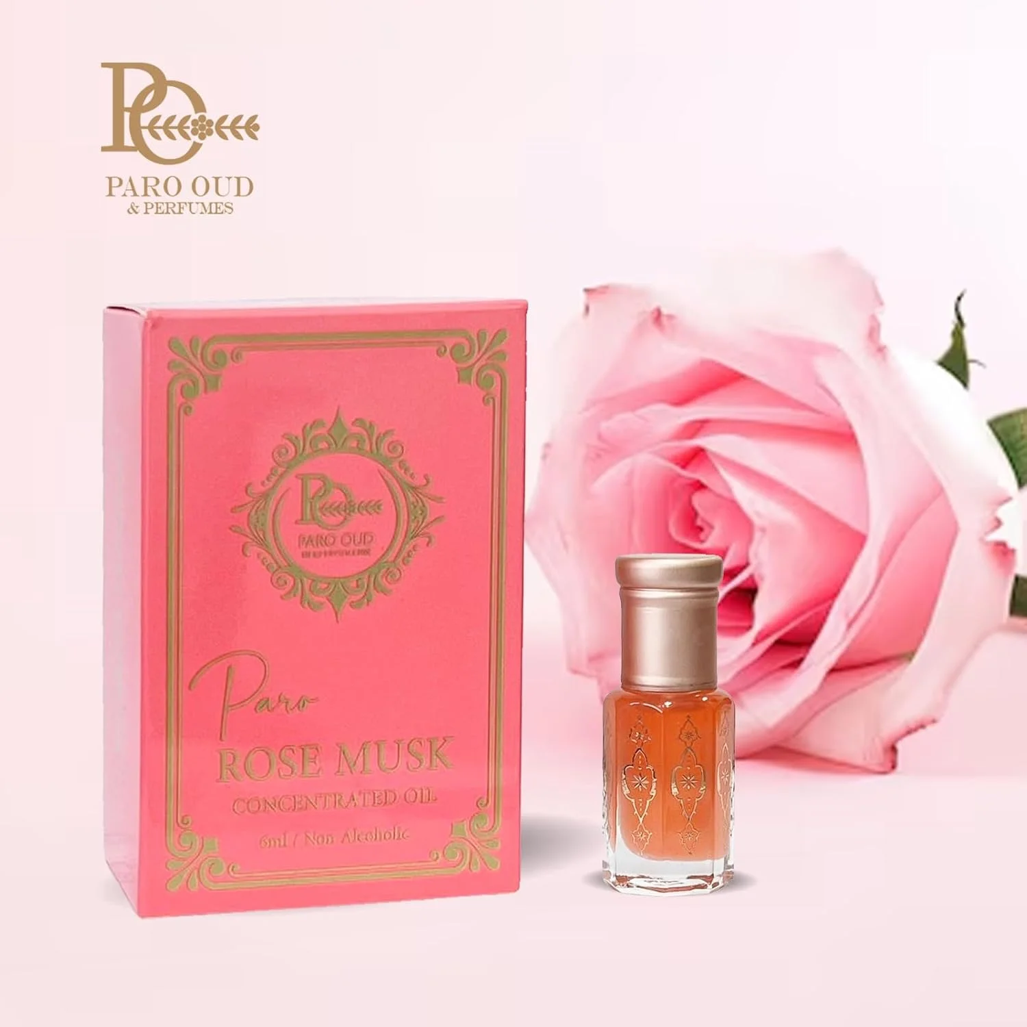 روغن معطر غلیظ رز مشک I I از PARO OUD & PERFUMES I مناسب آقایان و بانوان I 6 میلی لیتر I عطر مشک I عطر گل I بدون الکل I عطر مناسب آقایان و بانوان I ماندگاری طولانی I سایز مناسب سفر I عطر عروسی