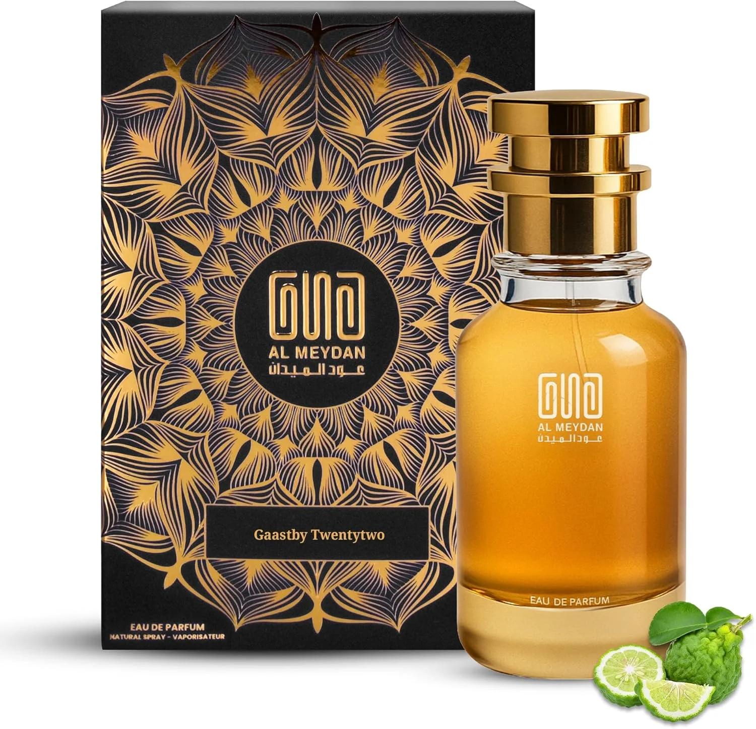 عطر روغنی عود المیدان زنانه و مردانه – الهام گرفته از گستبای توئنتی تو – رایحه بدون الکل با ترنج، اوسمانتوس، چرم و دانه تونکا – ماندگاری طولانی و شیک (30 میلی لیتر)
