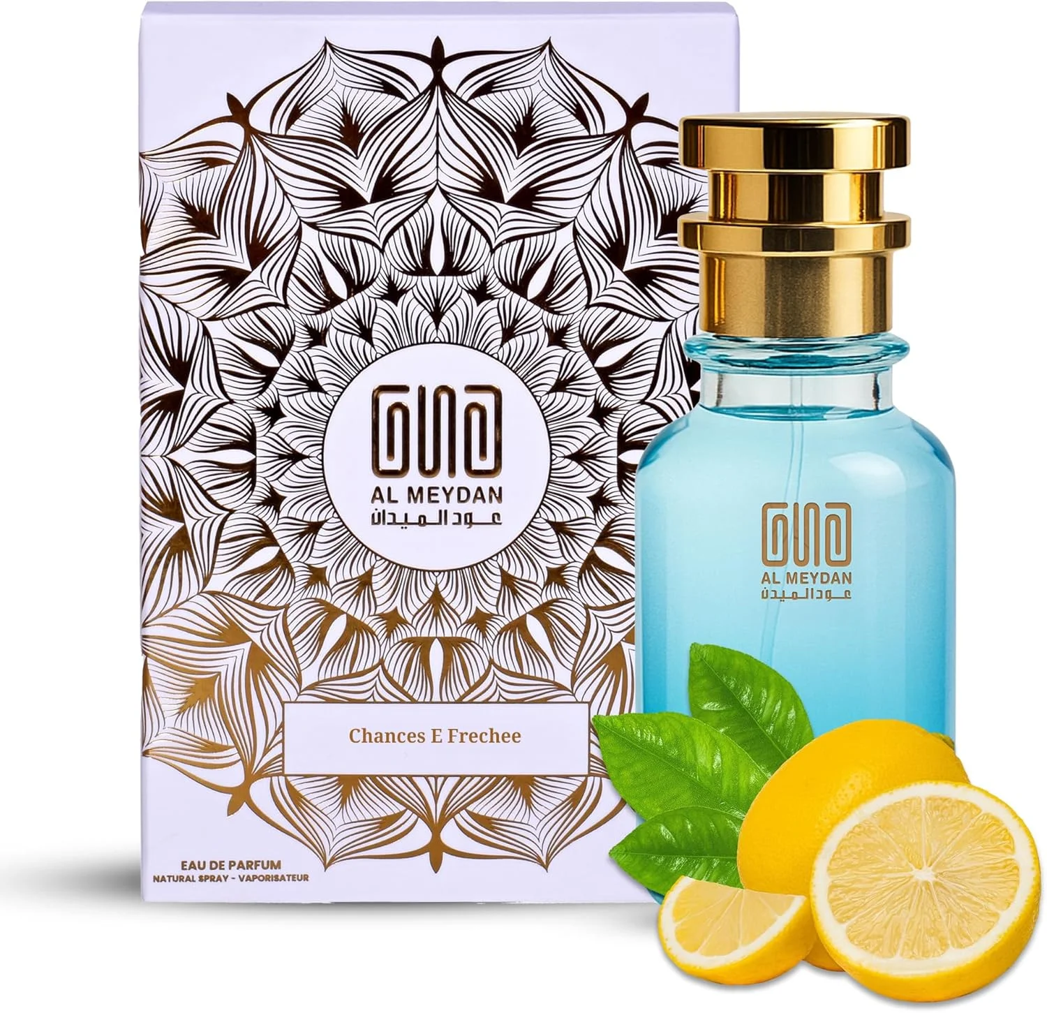 عطر روغنی عود المیدان زنانه – الهام گرفته از شانس ای فرش – عطر روغنی بدون الکل با رایحه های لیمو، یاس و مشک – ماندگاری طولانی، رایحه ای تازه، ظریف و پرانرژی (100 میلی لیتر)