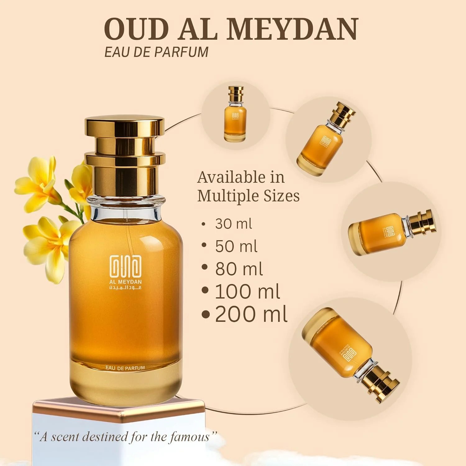 عطر روغنی عود المیدان زنانه - مشابه رایحه Purree Seducing - عطر روغنی بدون الکل با رایحه گل و میوه با آلو، فریزیا و بابونه - ماندگاری طولانی 8-10 ساعت (100 میلی لیتر)