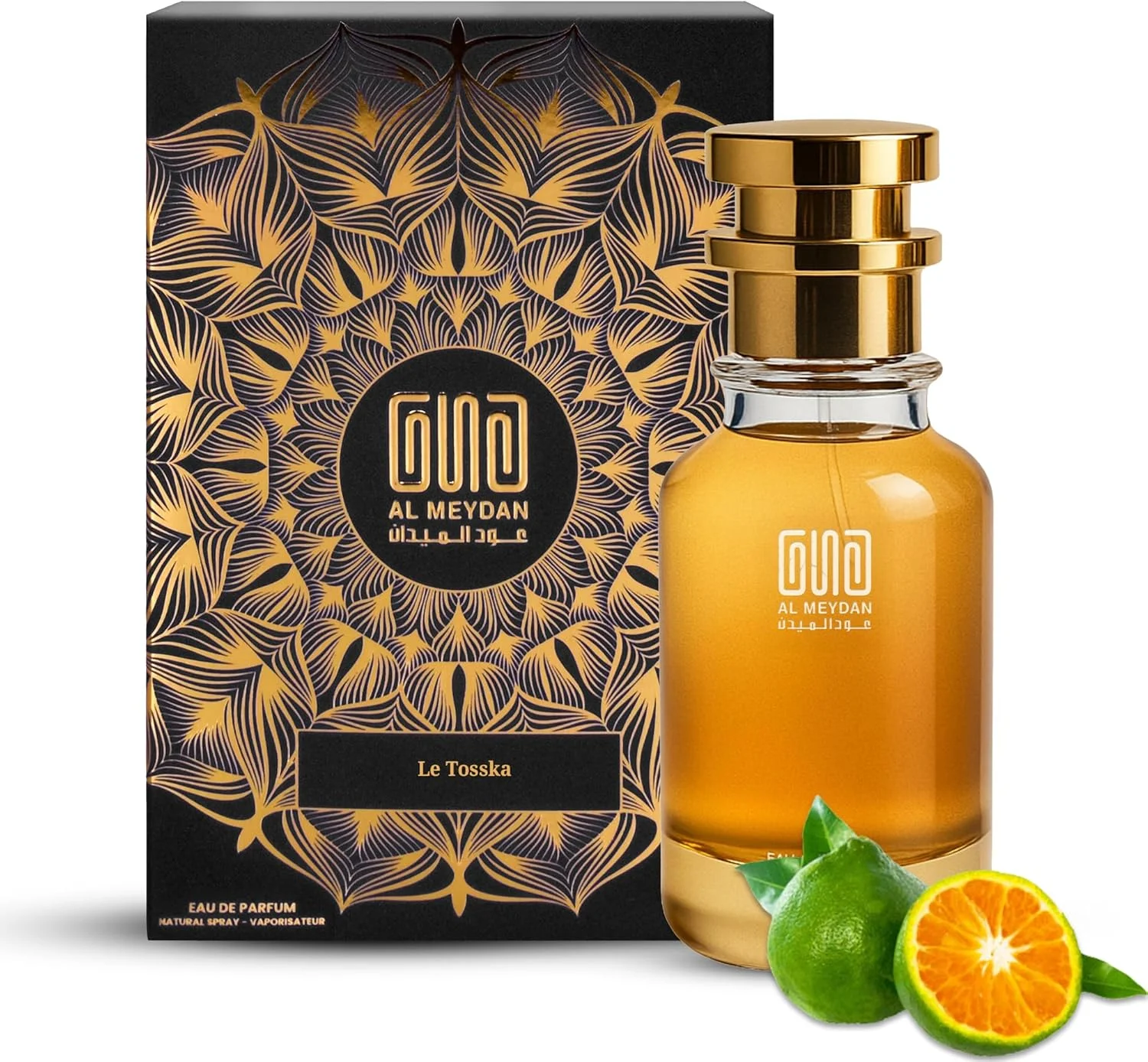 عطر روغنی عود المیدان زنانه – مشابه رایحه له توسکا – عطر روغنی مرکباتی و گلی بدون الکل با رایحه لیمو، رز و وانیل – ماندگاری طولانی 8 تا 10 ساعت (100 میلی لیتر)