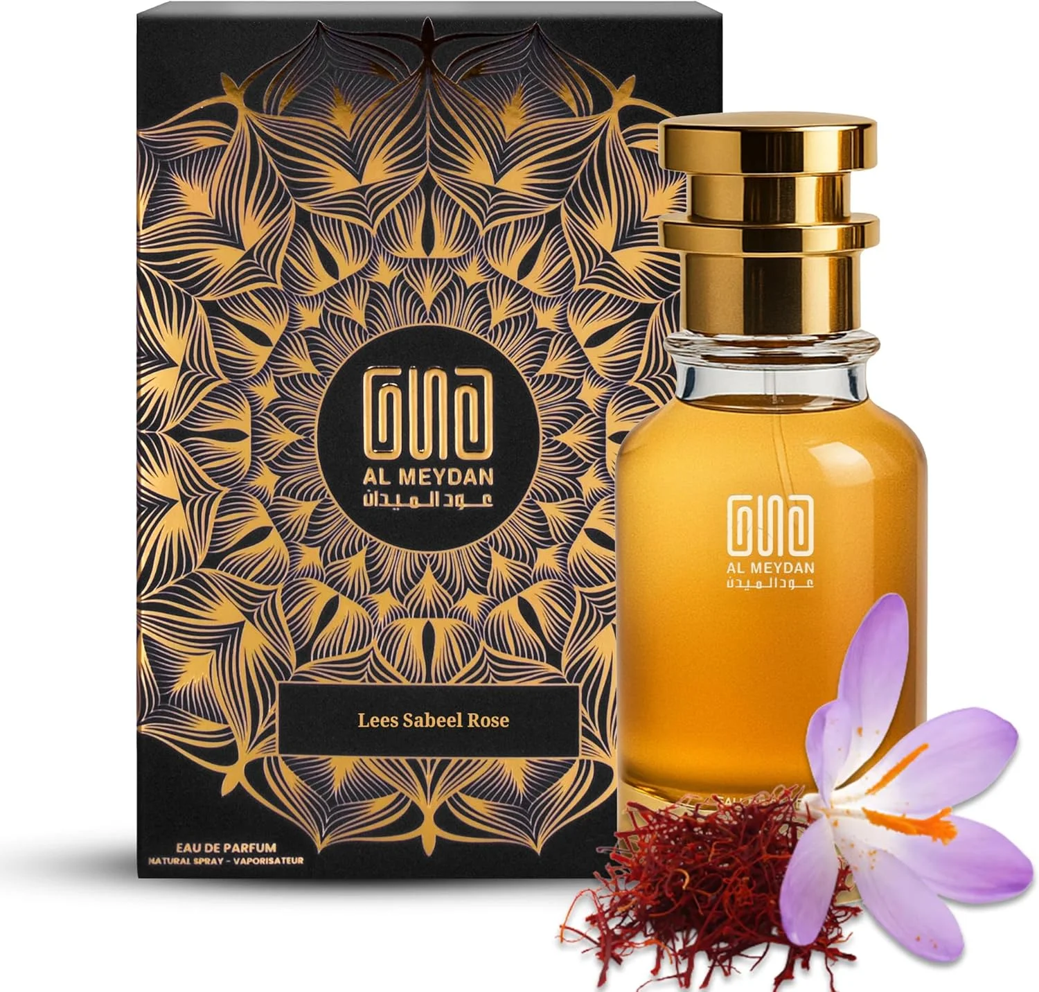 عطر روغنی زنانه عود المیدان – الهام گرفته از رز لیز سبیل – عطر روغنی بدون الکل با رایحه رز، عود و عنبر – ماندگاری طولانی، گلی، تند و شرقی (50 میلی لیتر)