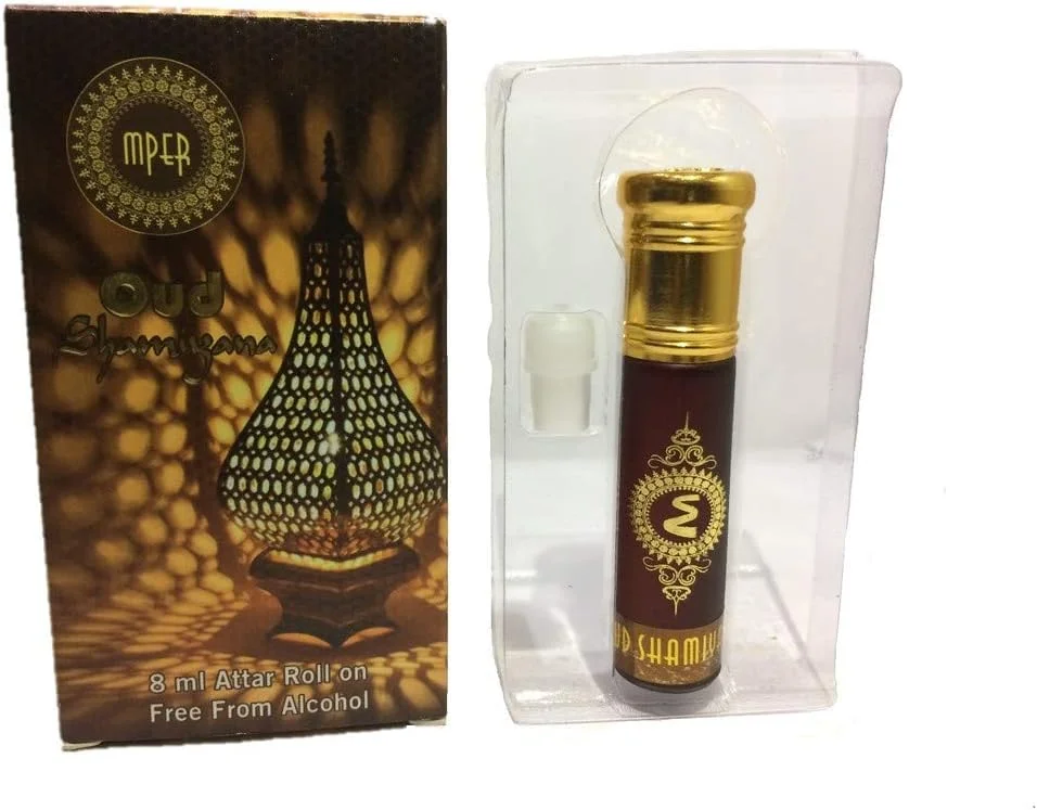 NK GLOBAL عطرهای عود طبیعی ماندگاری طولانی عطر ایترا وگان بدون الکل مجموعه هدیه عطر برای زنان، عطر ارگانیک برای مردان، عطر، رایحه عود عطر مسافرتی یونیسکس 8 میلی لیتر