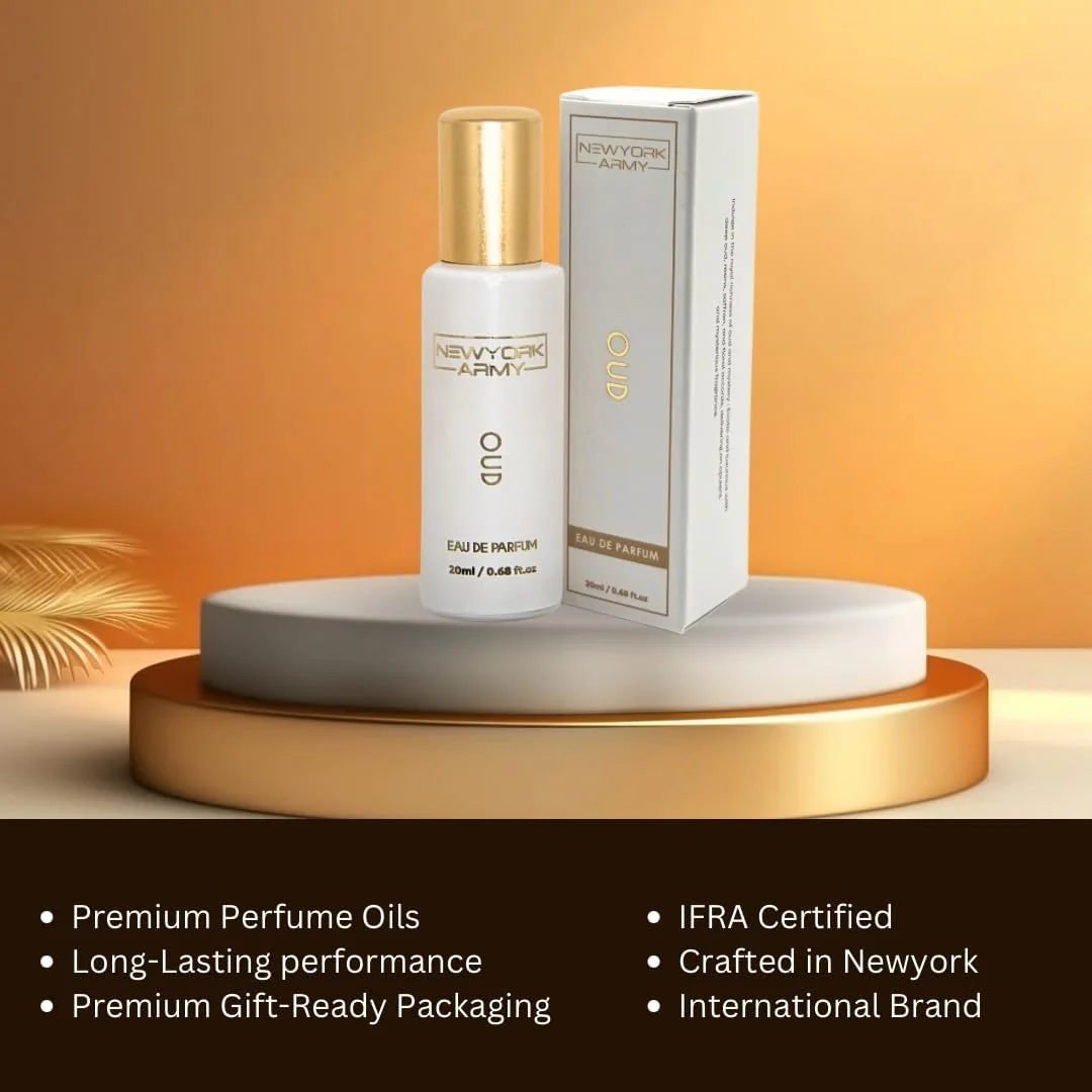 عطر نیویورک آرمی - عود 20 میلی لیتر | عطر ماندگار برای آقایان و بانوان | ادو پرفیوم مردانه و زنانه | رایحه یونیسکس | هدیه برای همسر | رایحه ممتاز برای آقایان و بانوان عطر نیویورک آرمی - عود 20 میلی لیتر | عطر ماندگار برای آقایان و بانوان | ادو پرفیوم مردانه و زنانه | رایحه یونیسکس | هدیه برای همسر | رایحه ممتاز برای آقایان و بانوان