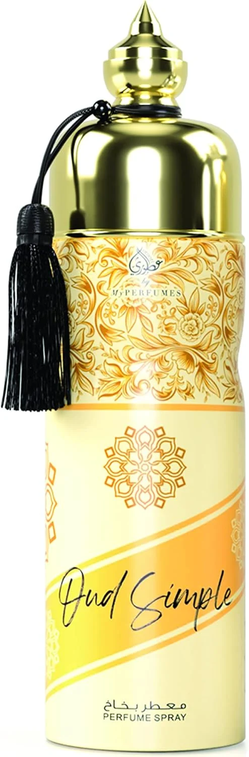 مجموعه هدیه عطر 2 تکه عود سیمپل از مجموعه عطریات اوطوری از مای پرفیومز برای آقایان و بانوان، 100 میلی لیتر ادو پرفیوم و 200 میلی لیتر اسپری عطر (OUD SIMPLE) مجموعه هدیه عطر 2 تکه عود سیمپل از مجموعه عطریات اوطوری از مای پرفیومز برای آقایان و بانوان، 100 میلی لیتر ادو پرفیوم و 200 میلی لیتر اسپری عطر (OUD SIMPLE)
