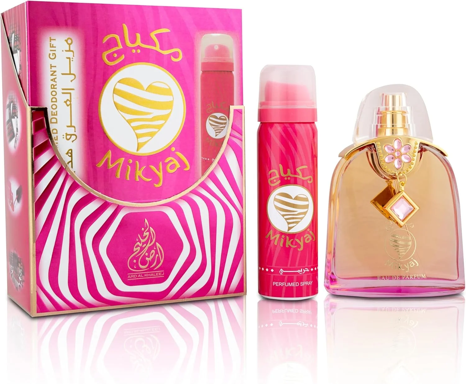 مملکت العود Ard Khaleej Mikyaj with Deo for Women Eau de Parfum 100ml