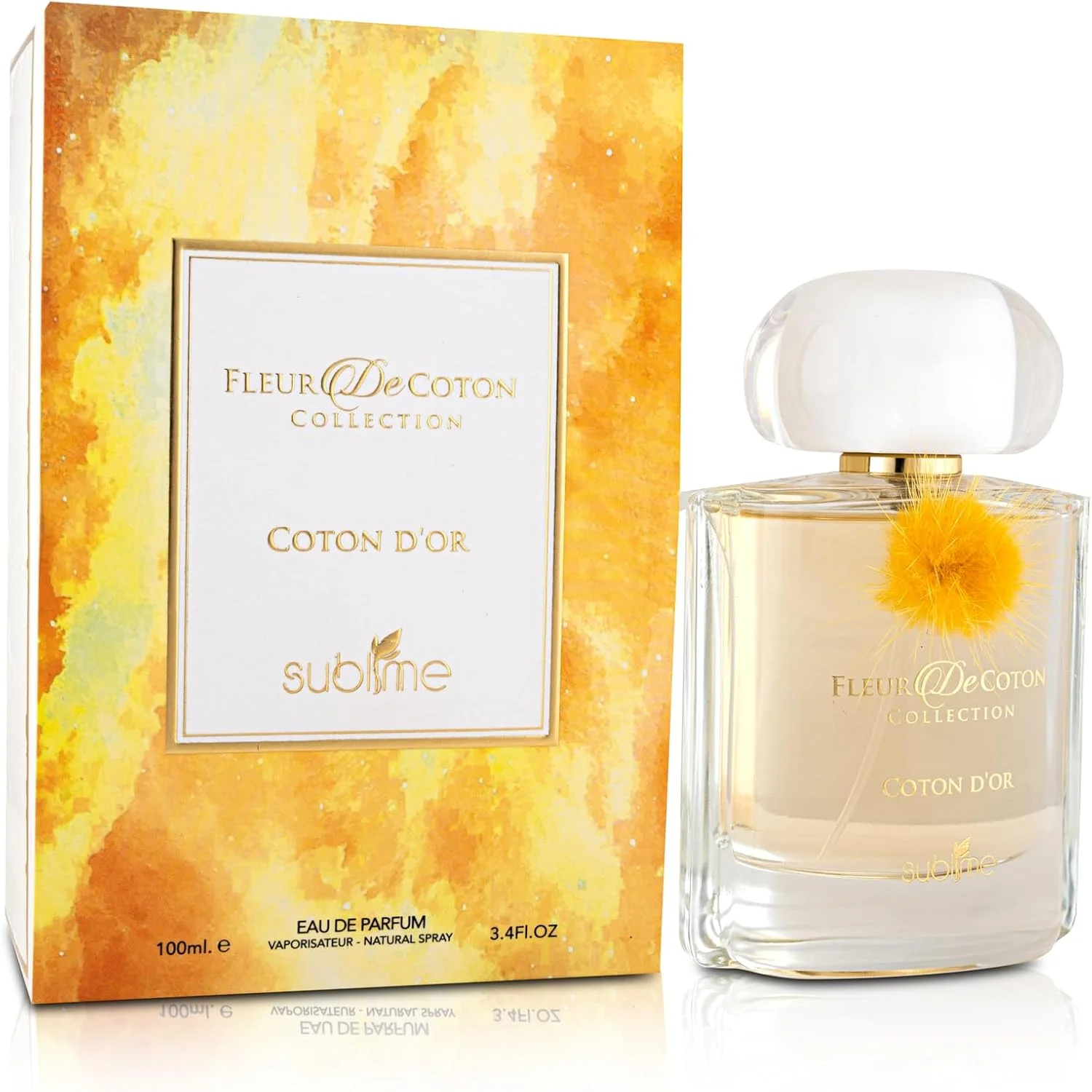 ادکلن زنانه مملکت العود مدل Fluer De Cotton Collection D'or حجم 100 میل توسط Sublime