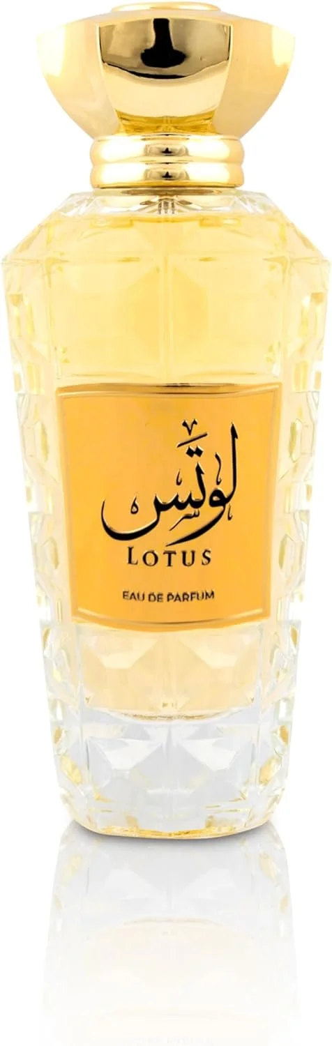 مملکت العود، لوتوس ادو پرفیوم زنانه - 100 میلی لیتر | رایحه شیرین با بادام، وانیل و یاس