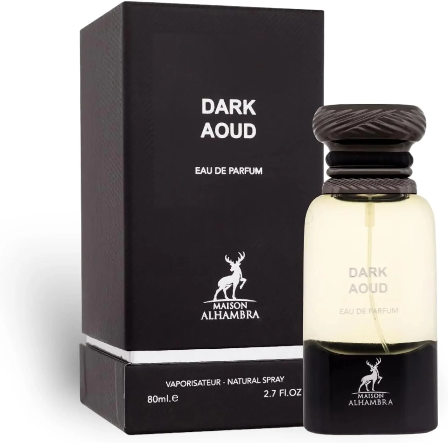 ادکلن Maison Alhambra Dark Aoud унисекс - اسپری ادو پرفیوم ۸۰ میلی لیتر