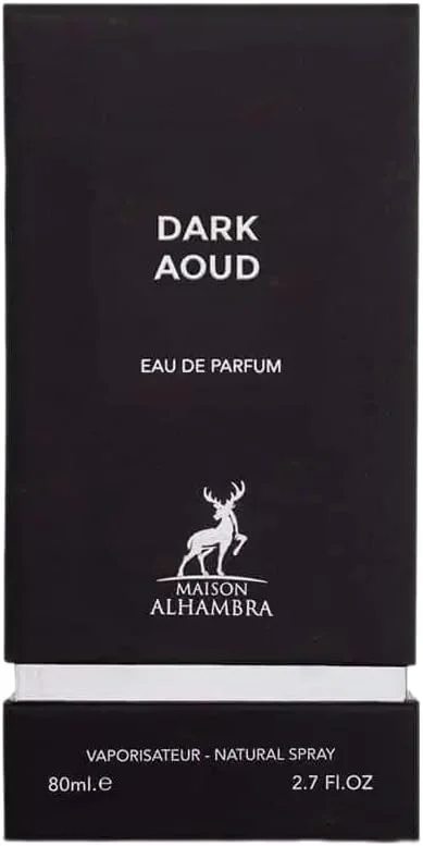 ادکلن Maison Alhambra Dark Aoud унисекс - اسپری ادو پرفیوم ۸۰ میلی لیتر
