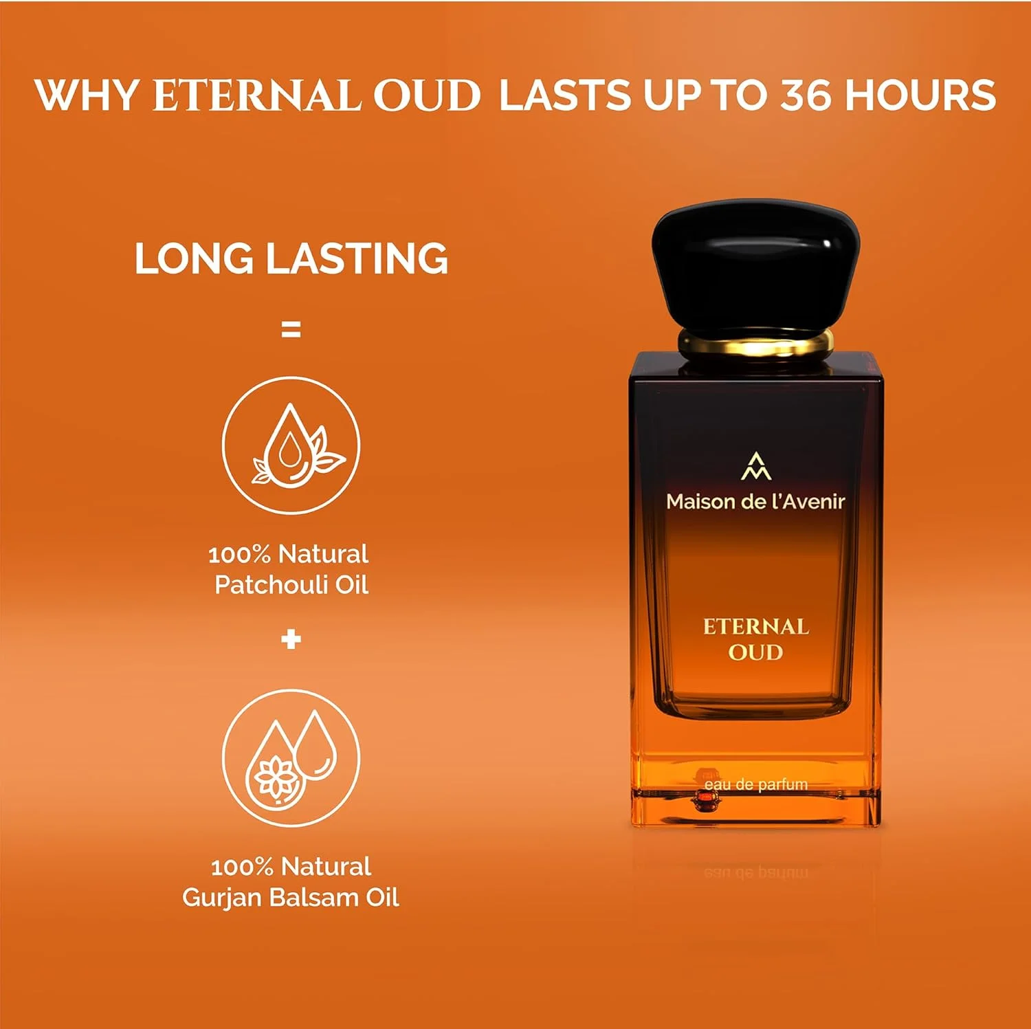 Maison de l'Avenir Eternal Oud - унисекс - ادکلن مردانه - عطر زنانه - گلی شرقی - با رایحه های زعفران، گل رز و عود - ماندگاری طولانی - عطر نیش ممتاز Maison de l'Avenir Eternal Oud - унисекс - ادکلن مردانه - عطر زنانه - گلی شرقی - با رایحه های زعفران، گل رز و عود - ماندگاری طولانی - عطر نیش ممتاز