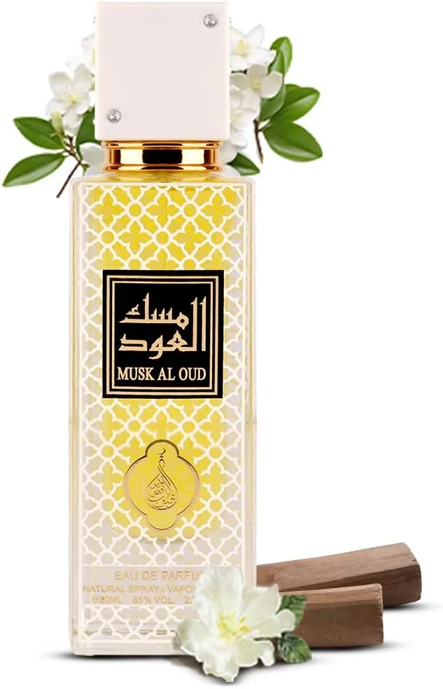 عطر مهبوب مشک العود، ادو پرفیوم، 80 میلی لیتر - رایحه بنفشه و گل صد تومانی با نت های خزه، مشک و چوب، ماندگاری طولانی