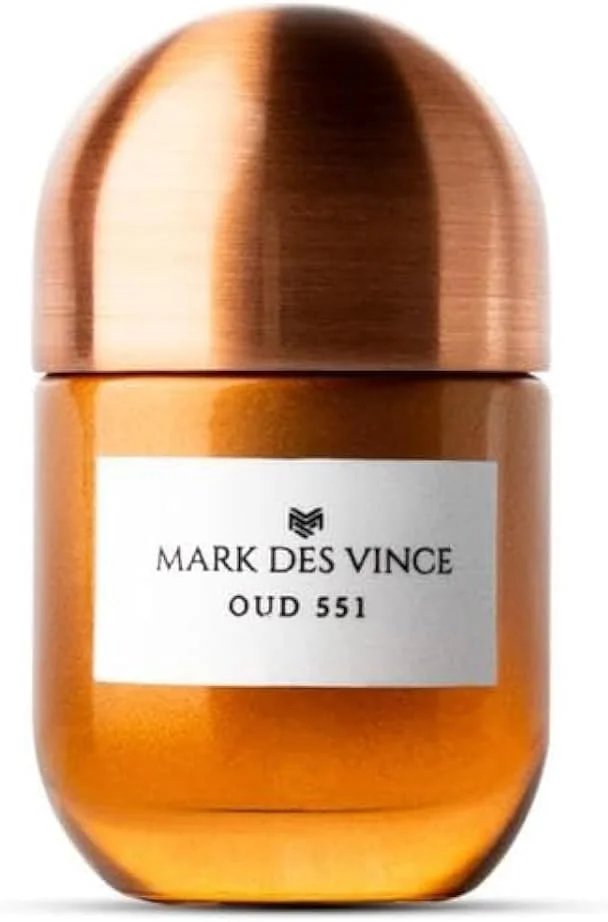 عطر کنسانتره 15 میلی لیتری M MARK DES VINCE مدل (عود 551) مناسب برای آقایان و بانوان