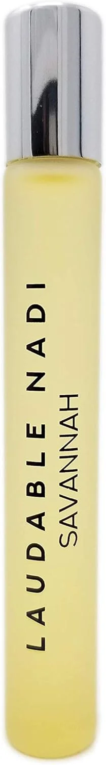 LAUDABLE NADI Savannah - روغن عطر لذت بخش علف و کهربا، ۱۴ میلی لیتر
