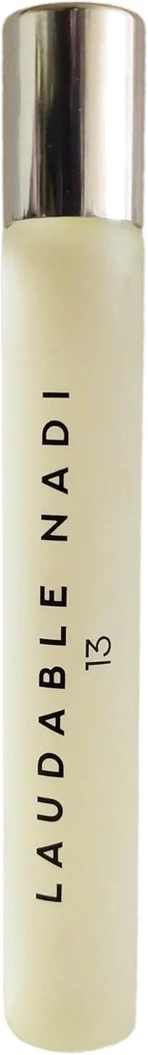 LAUDABLE NADI 13 - روغن عطر مشک گل سفید زنانه، 14 میلی لیتر