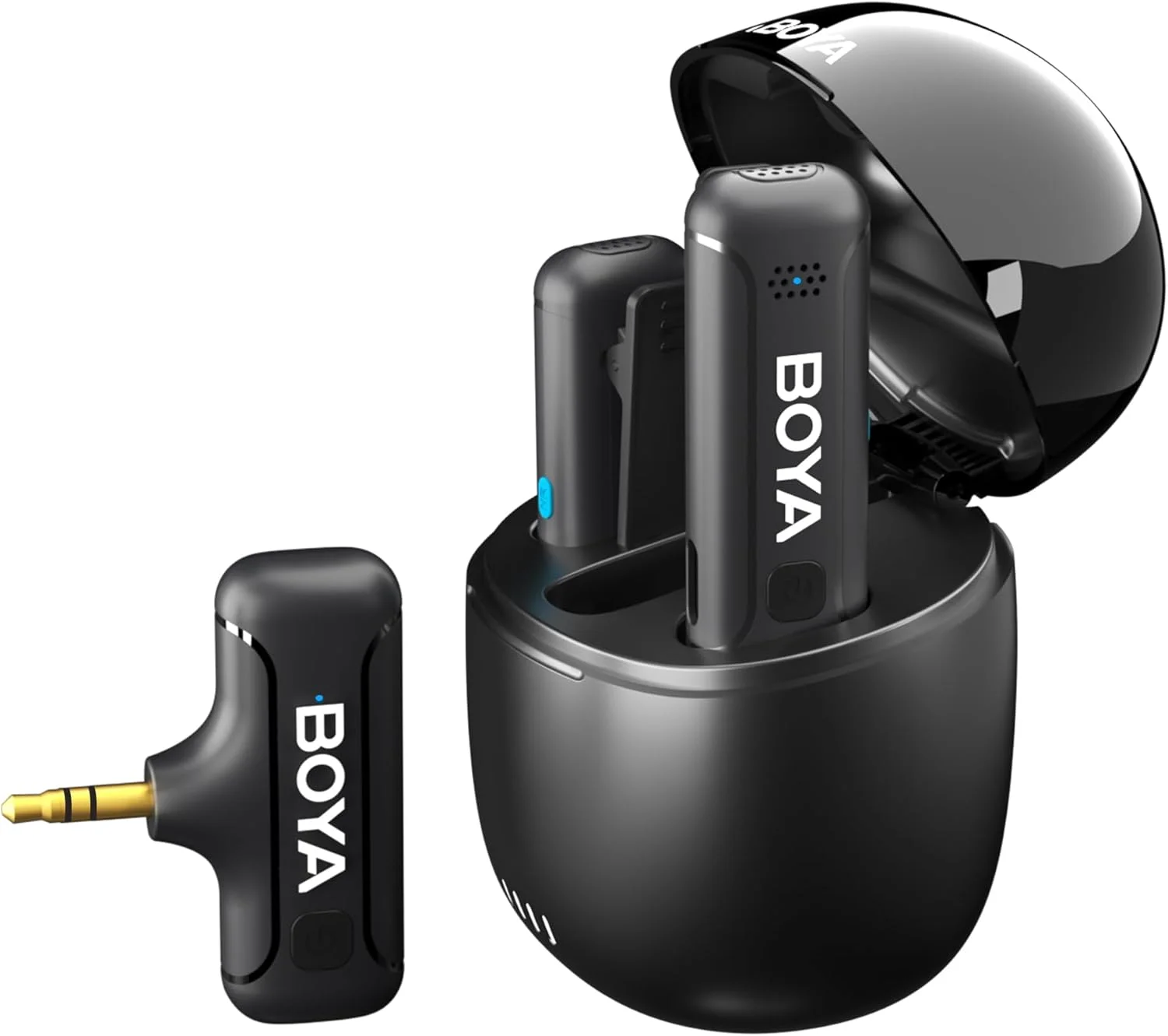 میکروفون یقه ای بی سیم BOYA BY-WM3T-M2 برای دوربین گوشی هوشمند TRS 3.5 میلی متری، میکروفون 2 در 1 با قابلیت اتصال آسان به همراه جعبه شارژ برای ضبط ویدیو، مصاحبه، یوتیوبرها، ولاگرها، برد انتقال 100 متری میکروفون یقه ای بی سیم BOYA BY-WM3T-M2 برای دوربین گوشی هوشمند TRS 3.5 میلی متری، میکروفون 2 در 1 با قابلیت اتصال آسان به همراه جعبه شارژ برای ضبط ویدیو، مصاحبه، یوتیوبرها، ولاگرها، برد انتقال 100 متری