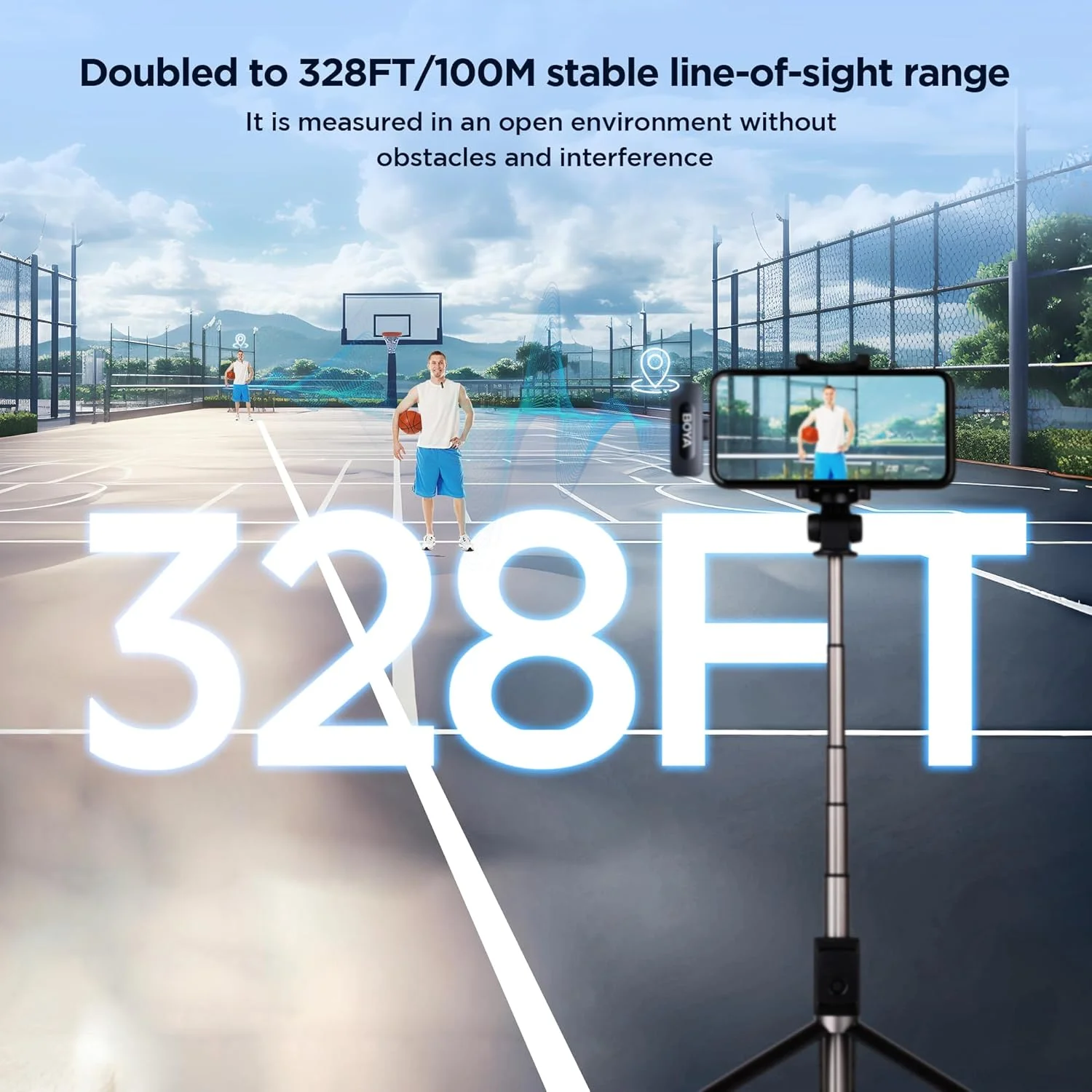 میکروفون یقه ای بی سیم بویا برای آیفون و آیپد - میکروفون ضبط ویدئو کاندنسر مینی دوگانه همه جهته برای مصاحبه، پادکست، ولاگ، یوتیوب و پخش زنده (TX+TX+RX) میکروفون یقه ای بی سیم بویا برای آیفون و آیپد - میکروفون ضبط ویدئو کاندنسر مینی دوگانه همه جهته برای مصاحبه، پادکست، ولاگ، یوتیوب و پخش زنده (TX+TX+RX)