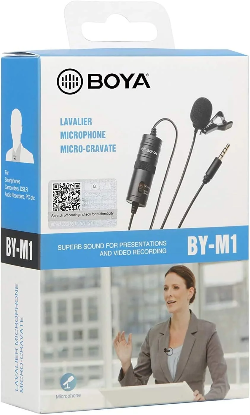میکروفون یقه ای همه جهته BOYA BY-M1 برای Canon Nikon Sony DSLR Camcorder ضبط کننده های صدا iPhone 6 5S 5 4S 4 میکروفون یقه ای همه جهته BOYA BY-M1 برای Canon Nikon Sony DSLR Camcorder ضبط کننده های صدا iPhone 6 5S 5 4S 4