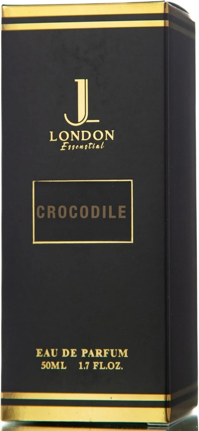 عطر ادو پرفیوم جان لندن اسنشیال - کروکودیل مردانه و زنانه، رایحه ای ماندگار و یونیسکس، عطرهای الهام گرفته برای بانوان و آقایان 50 میلی لیتر