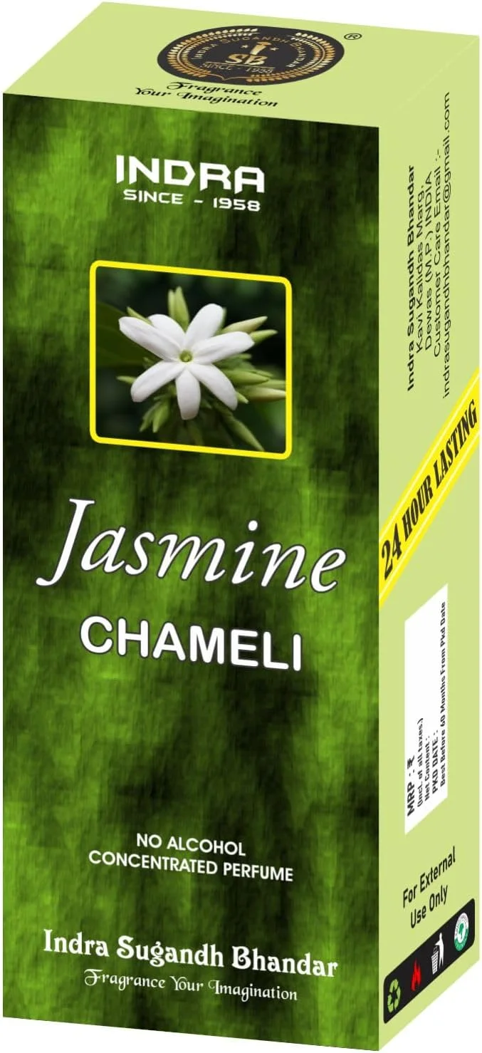 عطر ایندرا سوگند باندار برای مردان و زنان، یاسمن | عطر چملی غنی و الهی، اصل و خالص، رایحه گل چملی ماندگار، بسته بندی رول-آن 12 میلی لیتری عطر ایندرا سوگند باندار برای مردان و زنان، یاسمن | عطر چملی غنی و الهی، اصل و خالص، رایحه گل چملی ماندگار، بسته بندی رول-آن 12 میلی لیتری
