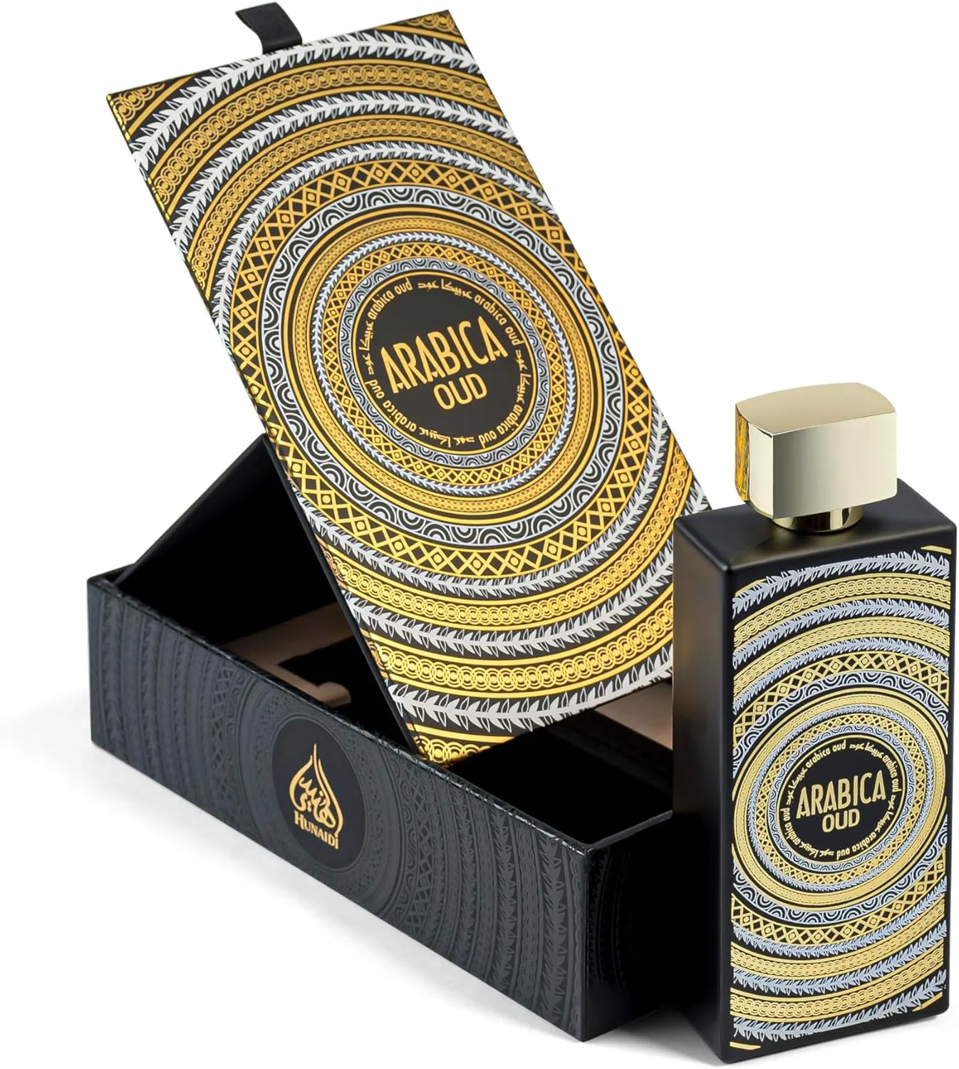 ادکلن عربی عود عربیکا هونیدی 100 میلی لیتر از العطور | عطر عربی ماندگار برای مردان و زنان با رایحه های چوبی و هوس انگیز | ادو پرفیوم - از خانه شیخ محمد سعید