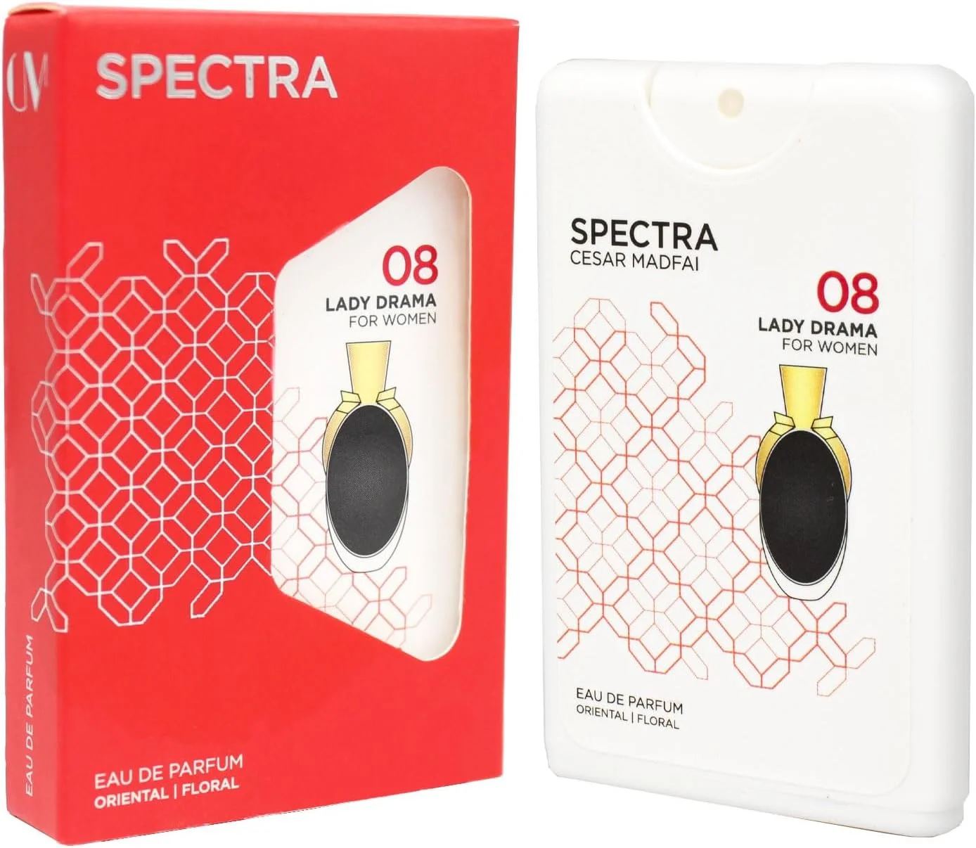عطر جیبی زنانه Hi Perfume Spectra Pocket 008 Lady Drama Eau De Parfum – حجم 18 میلی لیتر
