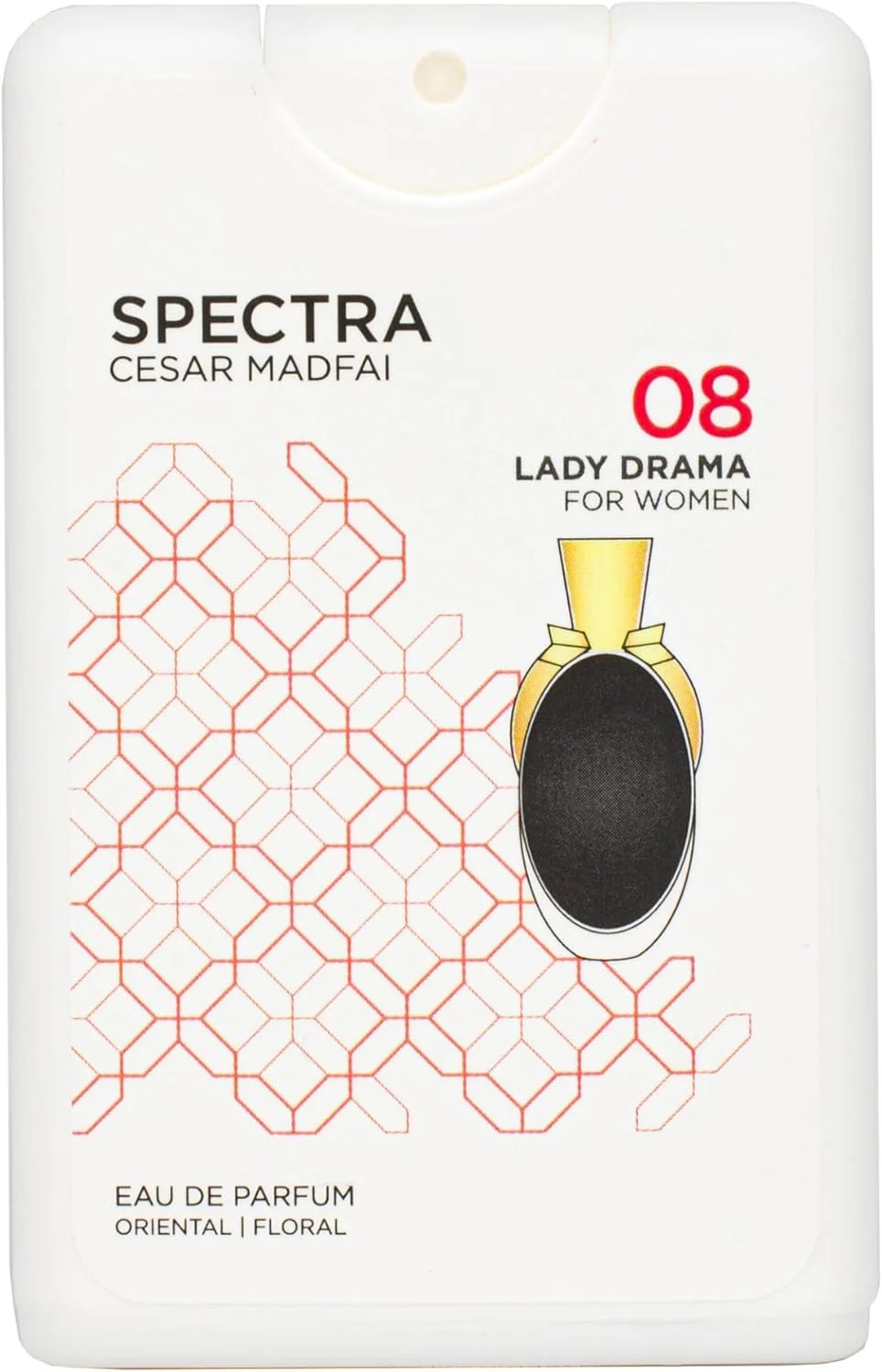 عطر جیبی زنانه Hi Perfume Spectra Pocket 008 Lady Drama Eau De Parfum – حجم 18 میلی لیتر