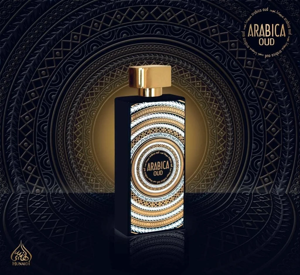ادکلن عربی عود عربیکا هونیدی 100 میلی لیتر از العطور | عطر عربی ماندگار برای مردان و زنان با رایحه های چوبی و هوس انگیز | ادو پرفیوم - از خانه شیخ محمد سعید