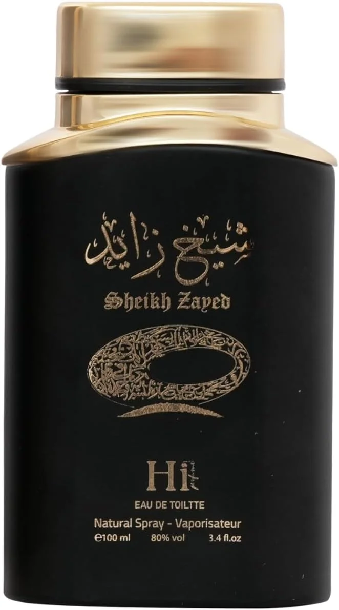 ادکلن شیخ زاید Hi Perfume مناسب آقایان و بانوان ۱۰۰ میل مشکی