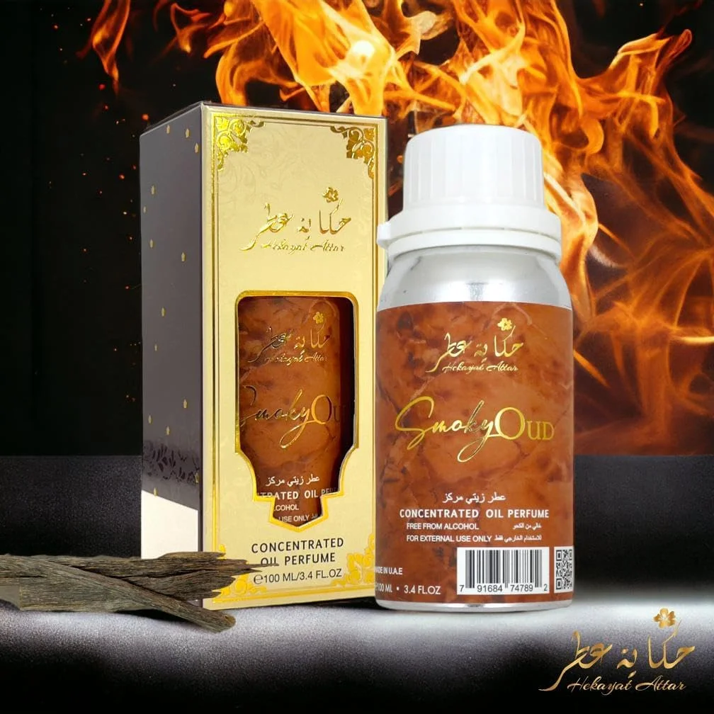 روغن عطر غلیظ 100 میلی لیتری عود دودی حکایات عطار | مجموعه میراث از حکایات عطار روغن عطر غلیظ 100 میلی لیتری عود دودی حکایات عطار | مجموعه میراث از حکایات عطار
