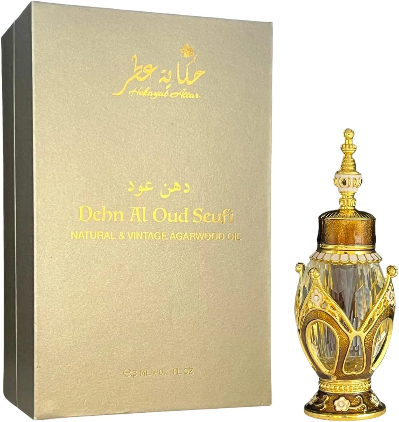روغن عود سیوفی حکایات عطار دهن العود 3 میلی لیتر