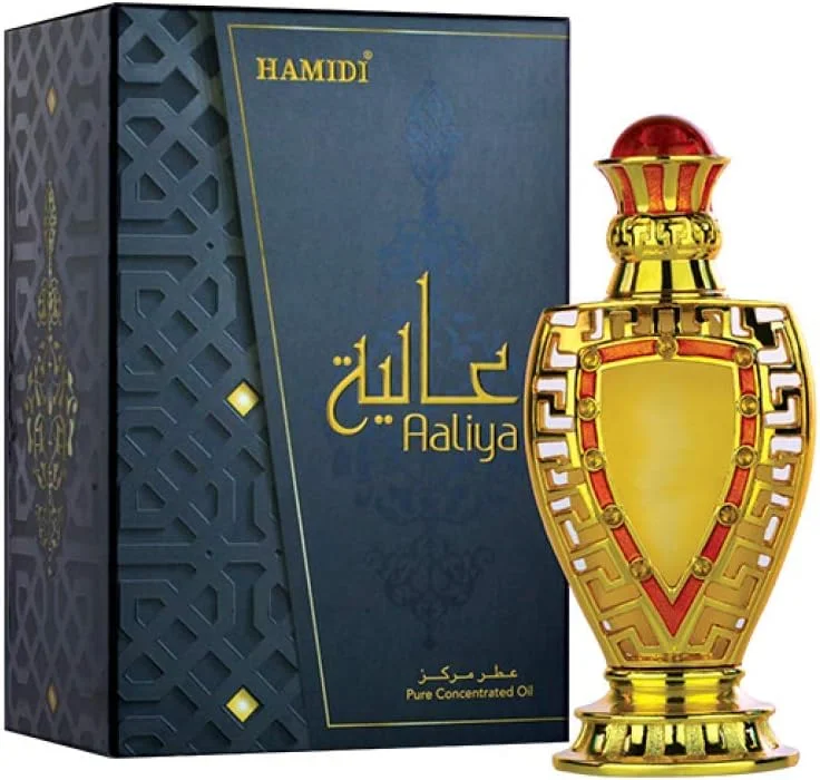 عطر روغنی خالص زنانه حمیدی عالیه، 20 میلی لیتر، روغن غیر الکلی، از خانه استرلینگ توسط حمیدی