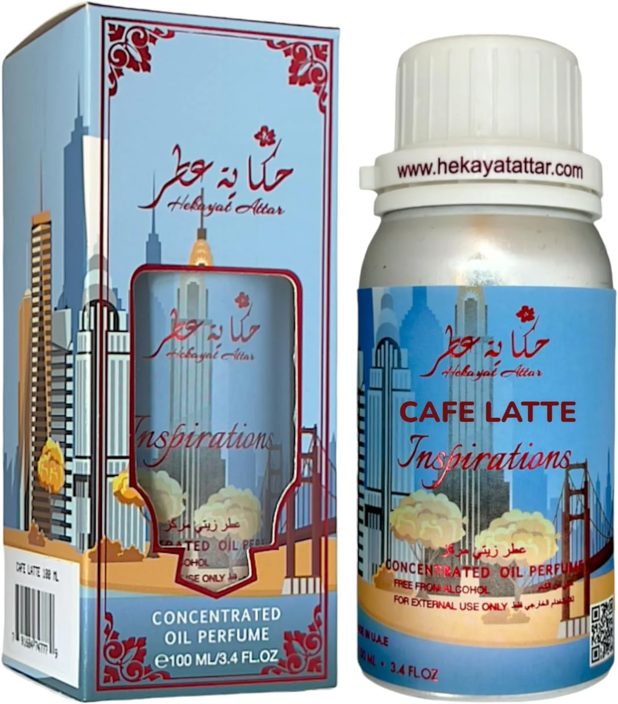 روغن عطر کنسانتره 100 میلی لیتری کافه لاته حکایات عطار | الهام بخش