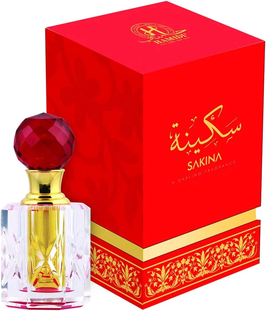حمیدی سکینه زنانه، روغن خالص غلیظ، 6 میلی لیتر، روغن غیر الکلی، از خانه استرلینگ حمیدی سکینه زنانه، روغن خالص غلیظ، 6 میلی لیتر، روغن غیر الکلی، از خانه استرلینگ