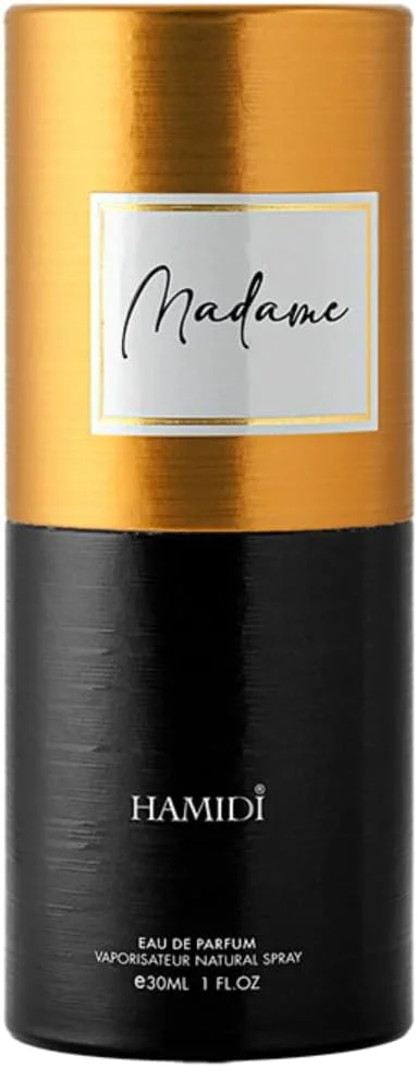 عطر مردانه حمیدی پرفیومز مدل مادام ادو پرفیوم 30 میلی لیتر طلایی، رایحه ای برای او، عطر ماندگار عطر مردانه حمیدی پرفیومز مدل مادام ادو پرفیوم 30 میلی لیتر طلایی، رایحه ای برای او، عطر ماندگار