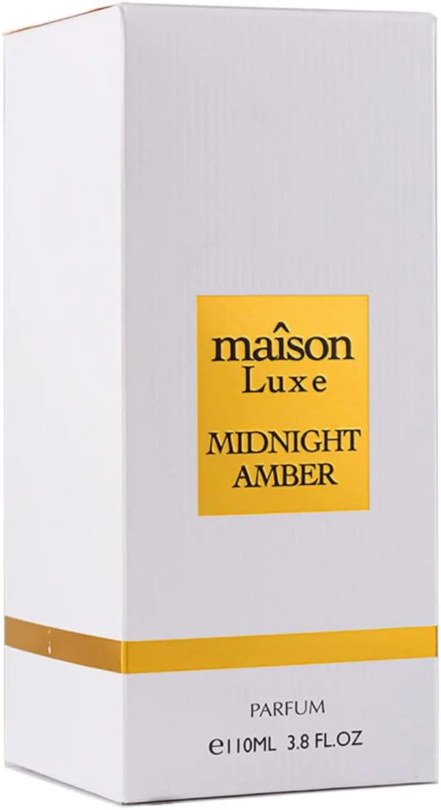 ادکلن غیر الکلی حمیدی Maison Luxe Midnight Amber Woody Eau de Parfum 110ml - عطر مردانه - عطر زنانه - رایحه - مجموعه های جدید ادکلن غیر الکلی حمیدی Maison Luxe Midnight Amber Woody Eau de Parfum 110ml - عطر مردانه - عطر زنانه - رایحه - مجموعه های جدید