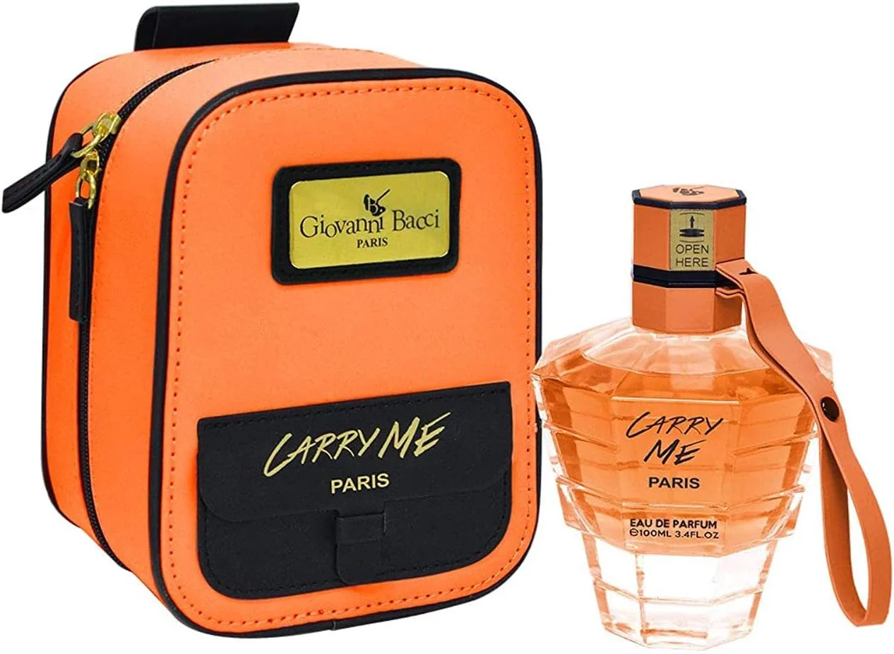 ادکلن زنانه جووانی باچی مدل Carry Me Paris حجم 100 میل | عطر فرانسوی ماندگار با رایحه های گلی و ادویه ای | ادو پرفیوم - ساخت فرانسه
