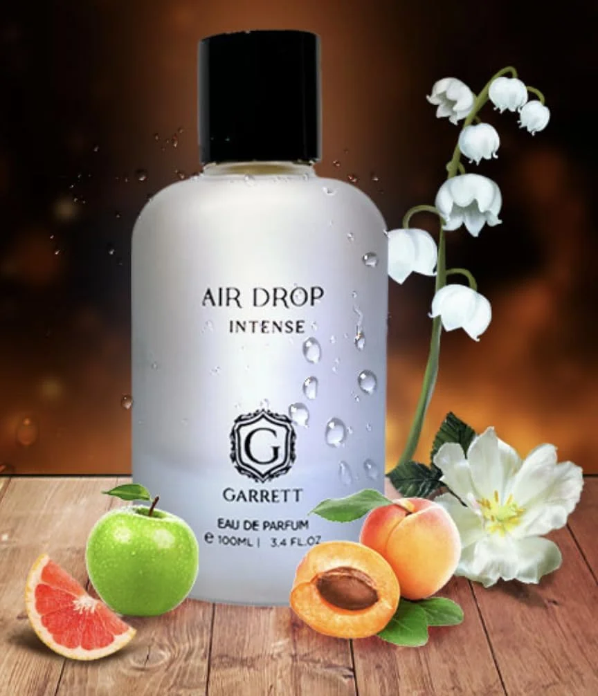 G GARRETT AIR DROP BY GARRETT PERFUME I: یک تلفیق استثنایی از عود عربی و عطر فرانسوی، عطری منحصر به فرد را به ارمغان می آورد. G GARRETT AIR DROP BY GARRETT PERFUME I: یک تلفیق استثنایی از عود عربی و عطر فرانسوی، عطری منحصر به فرد را به ارمغان می آورد.